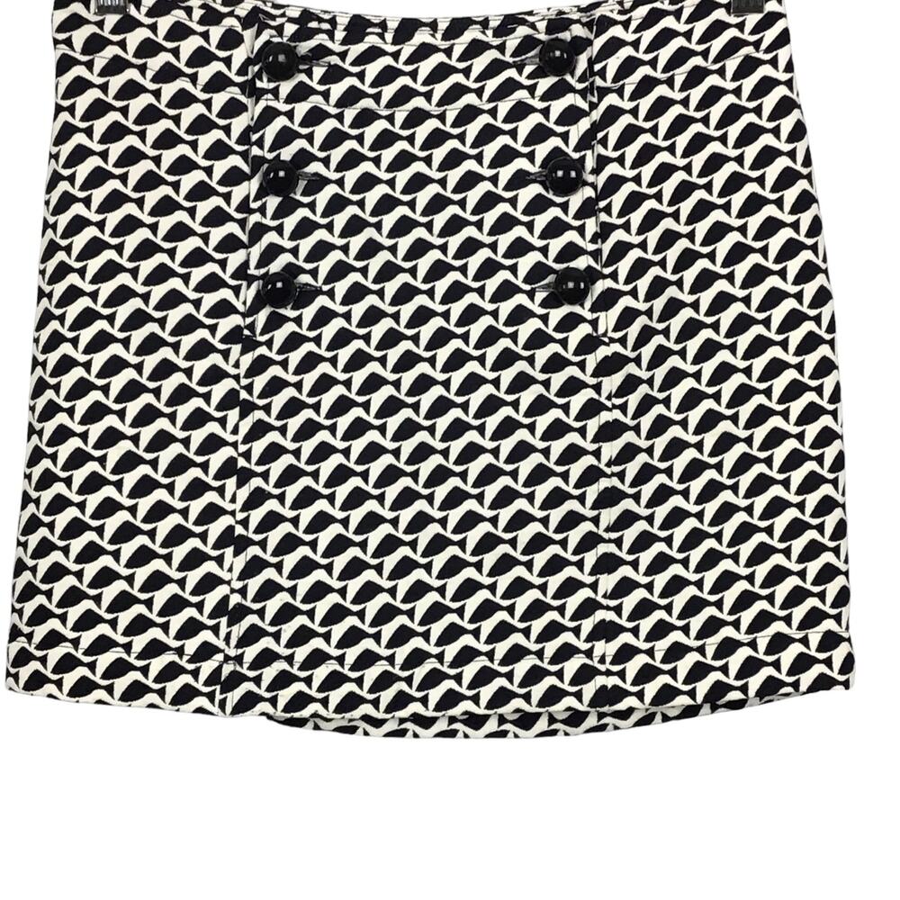 Vineyard Vines Geo Fish Jacquard Night Sky Mini Skirt Blue White Whale Print 0